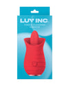 Luv Inc. Tongue Flickering Vibrator - Red