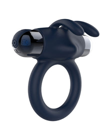  Galaxy Ring Bullet Vibe Cock Ring - Blue