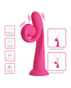 Pretty Love Romance Selma Snail Rabbit - Hot Pink