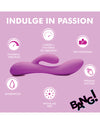 Bang! 10X Flexible Silicone Rabbit - Purple