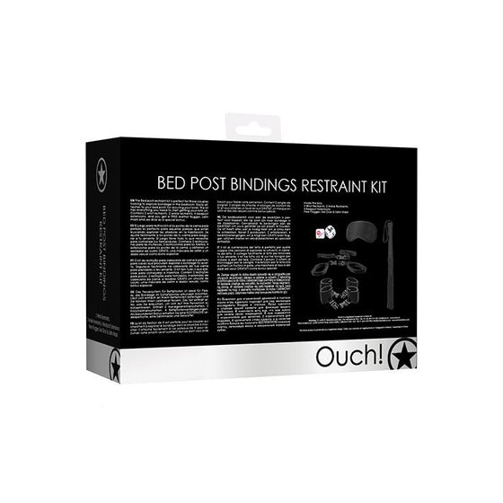Shots Ouch Bed Post Bindings Restraint Kit