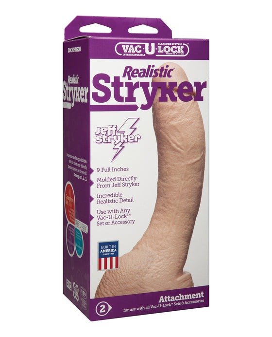Vac-U-Lock 9" Stryker Realistic - White