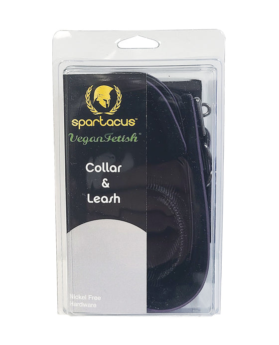Spartacus Galaxy Legend Collar & Leash - Purple