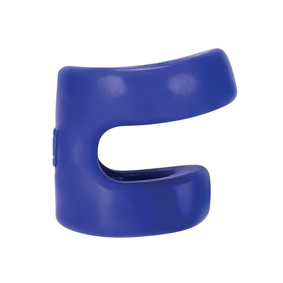 Hunky Junk Connect Cock Ring w/Balltugger - Cobalt