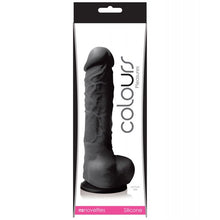  Colours Pleasures 5" Dildo w/Suction Cup - Black