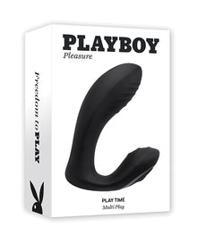  Playboy Pleasure Play time Multi Play G-Spot & P-Spot Vibrator - Black