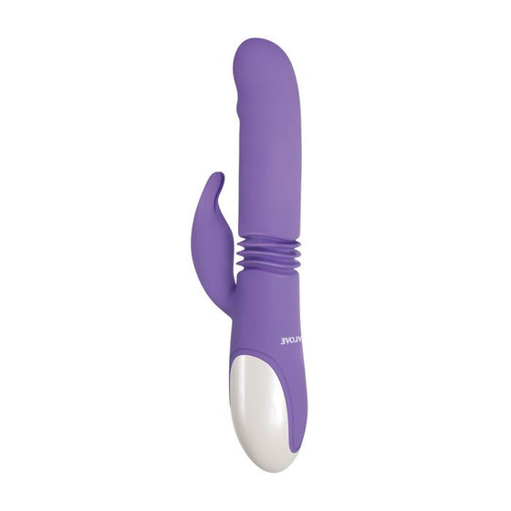 Evolved Thick & Thrust Bunny Dual Stim Rechargeable - Purple