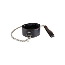 Sultra Lambskin 2 1/2" Collar w/24" Chain - Black