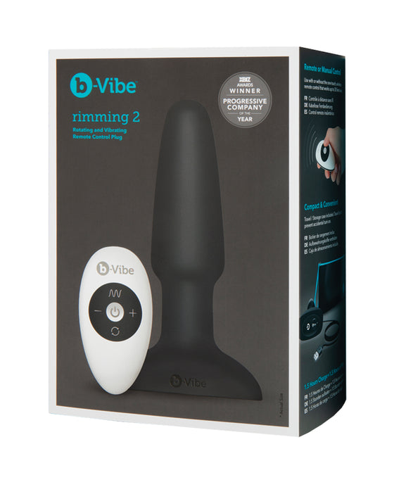 b-Vibe Rimming Plug  2 - Black