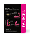 Dorcel Secret Clit Dual Stim Heating and Voice Control - Pink