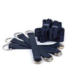 Bondage Couture Tie Down Straps - Blue