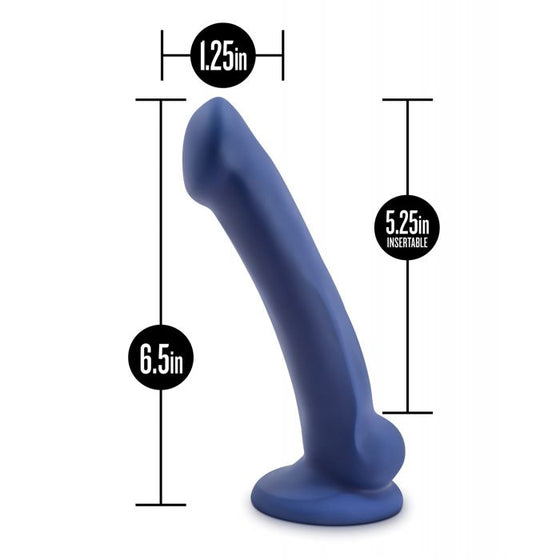 Blush Avant D10 Silicone Dildo - Ergo Mini Indigo