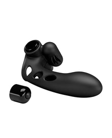  Pretty Love Orlando Honey Finger Sleeve Vibrator - Black