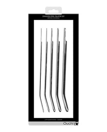  Shots Ouch Urethral Sounding Metal Dilator Set