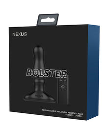  Nexus Bolster Butt Plug  w/Inflatable Tip - Black