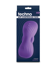  Techno Trap App Controlled Vibrating Grinding Pad - Purple