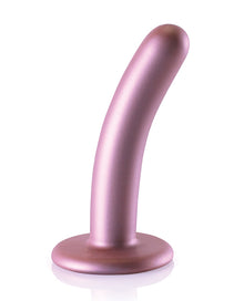  Shots Ouch 5" Smooth G-Spot Dildo - Rose Gold