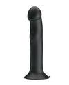 Pretty Love Murray Pulsating & Vibrating Suction Cup Dildo - Black