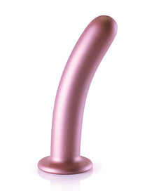  Shots Ouch 7" Smooth G-Spot Dildo - Rose Gold