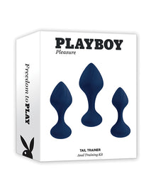  Playboy Pleasure Tail Trainer Anal Training Kit - Navy