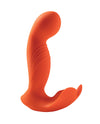 Crave 3 G-Spot Vibrator with Rotating Massage Head & Clit Tickler - Orange
