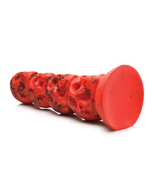  Creature Cocks Doom Silicone Dildo - Red/Black