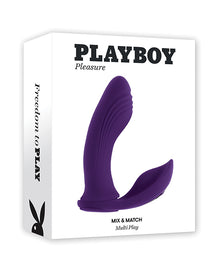  Playboy Pleasure Mix & Match Dual Vibrator - Purple