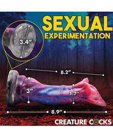  Creature Cocks Demogorgon Silicone Dildo - Multi Color