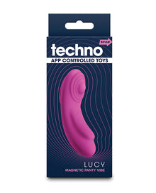  Techno Lucy App Controlled Panty Vibe w/Magnet - Magenta