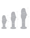 Glas Helmet Head Anal Training Kit - Set of 3