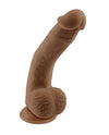 Selopa Natural Feel 7" Flexskin Dildo - Dark