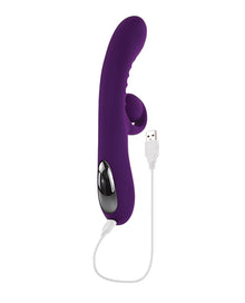 Playboy Pleasure Curlicue Rabbit Vibrator - Acai