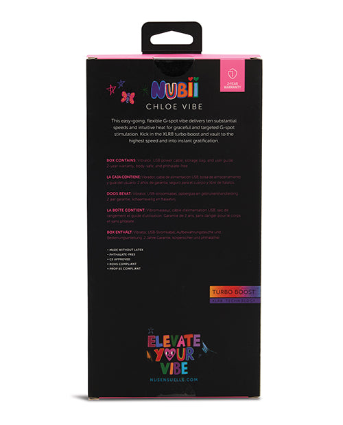 Nu Sensuelle Chloe Nubii G-Spot Vibe w/Turbo & Heat - Blue
