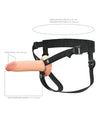 Fantasy X-tensions Elite 7" Silicone Hollow Strap-on - Light