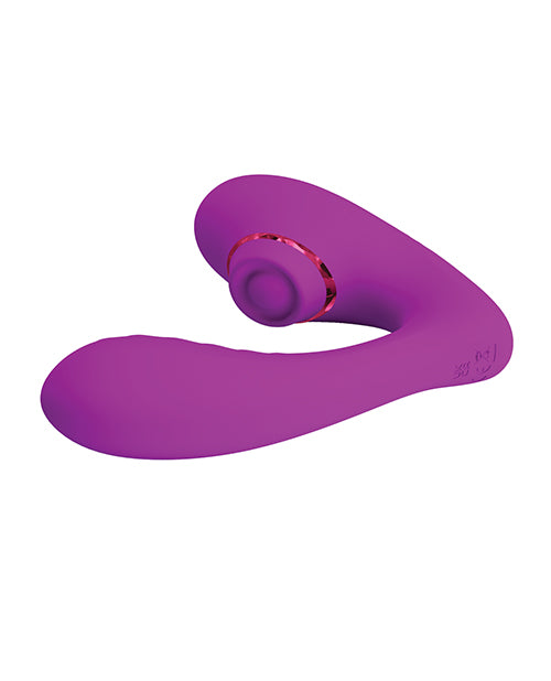 Pretty Love Nauty Thumping & Vibrating Insertable Vibrator - Fuchsia