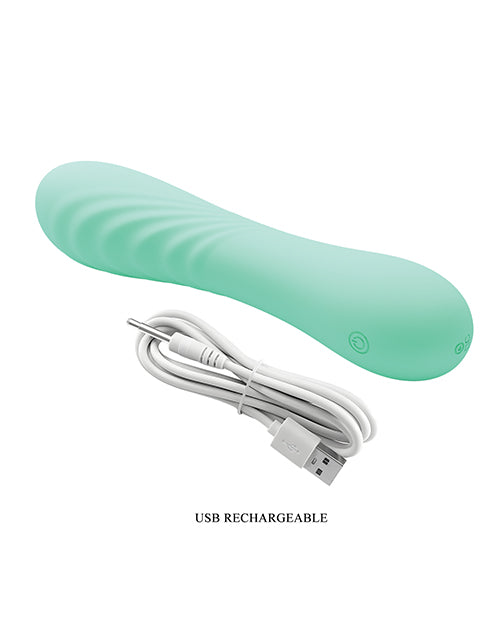 Pretty Love Alexisrose Curved Vibrator - Aqua