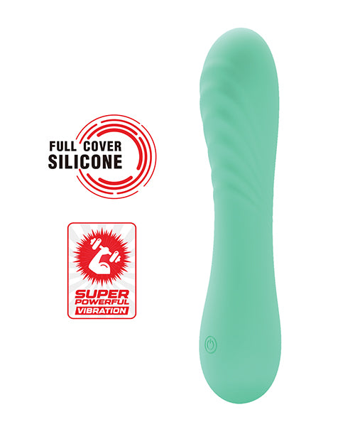 Pretty Love Alexisrose Curved Vibrator - Aqua