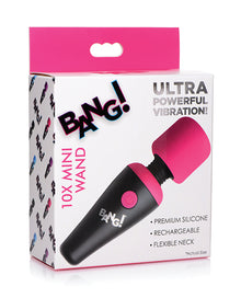  Bang! 10X Vibrating Mini Silicone Wand - Pink