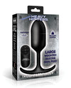 Heavy Hitters - Vibrating Weighted Silicone Anal Plug - Large