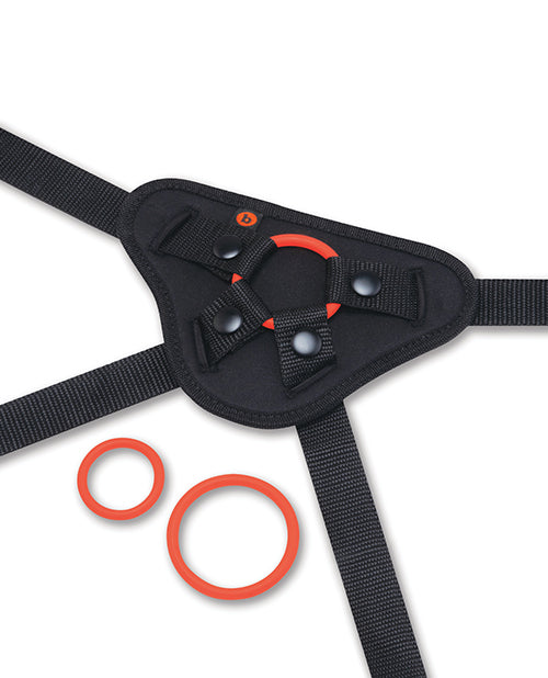 b-Vibe Beginner's Strap-On Harness Set - With 5” Silicone Dildo Peg