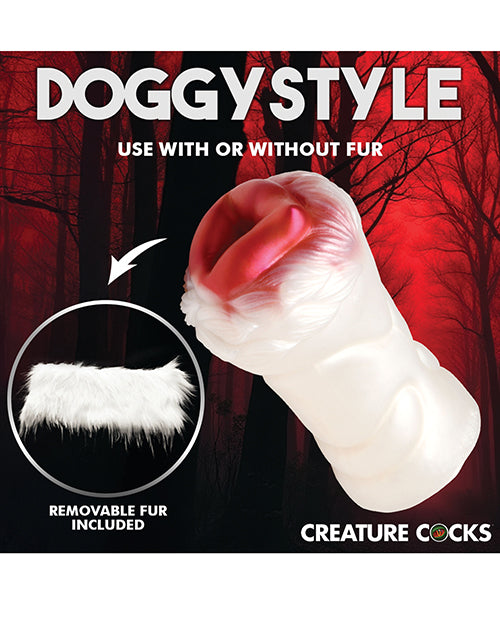 Creature Cocks Snow She-Wolf Silicone Stroker
