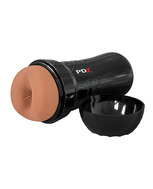 PDX Extreme Wet Bussies Super Bangin' Butthole Stroker - Brown