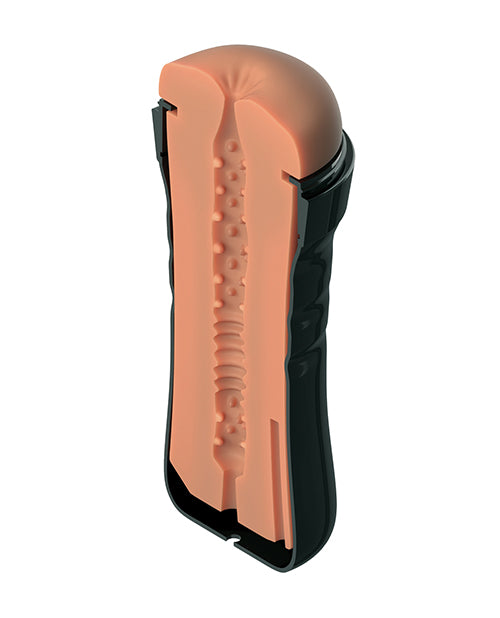 PDX Extreme Wet Bussies Super Bangin' Butthole Stroker - Brown