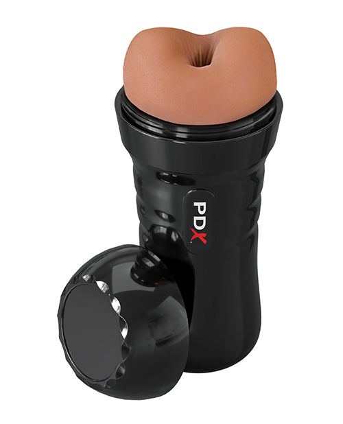 PDX Extreme Wet Bussies Super Bangin' Butthole Stroker - Brown