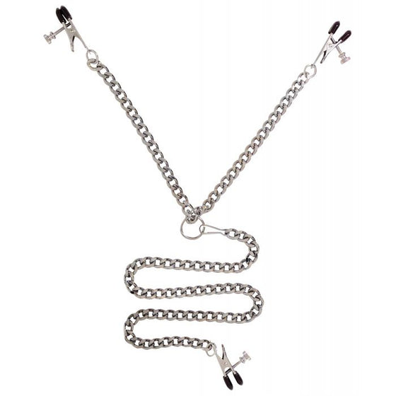 Spartacus Y-Style Broad Tip Nipple Clamps & Clit Clamp