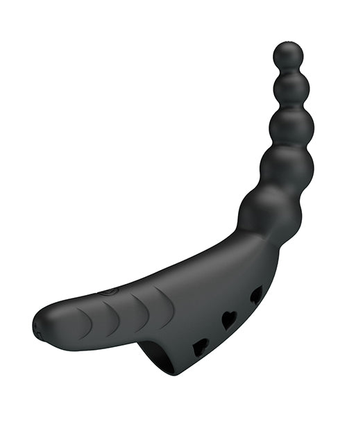 Pretty Love Jordin Beaded Finger Vibe - Black