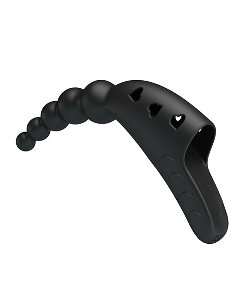 Pretty Love Jordin Beaded Finger Vibe - Black