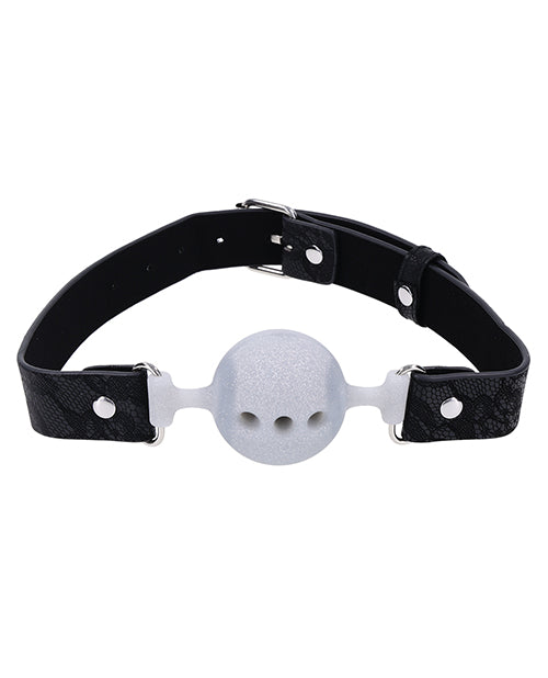 Sex & Mischief Lace Silicone Breathable Ball Gag