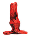 Creature Cocks Hellhound Silicone Penis Enhancer - Red/Black