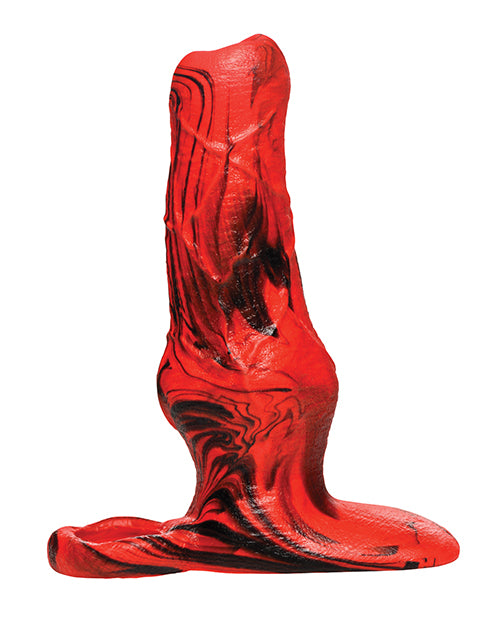 Creature Cocks Hellhound Silicone Penis Enhancer - Red/Black